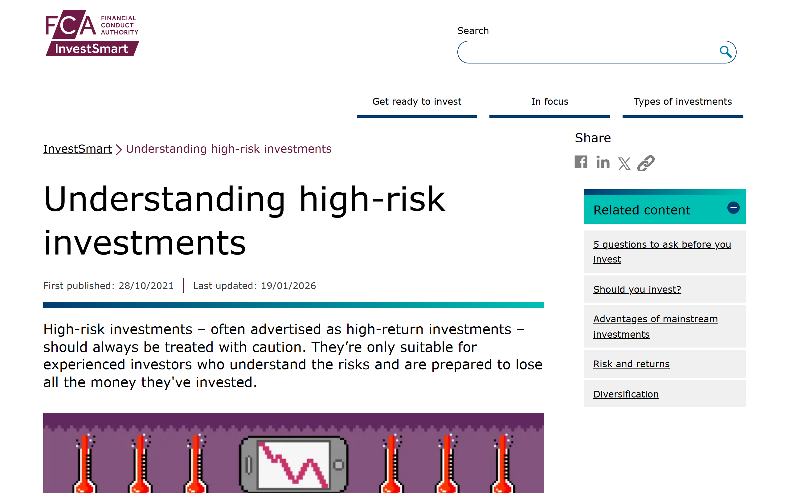 understanding high risk investments - www.fca.org.uk