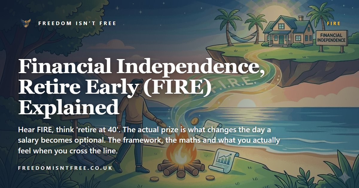 Financial Independence, Retire Early (FIRE) Explained