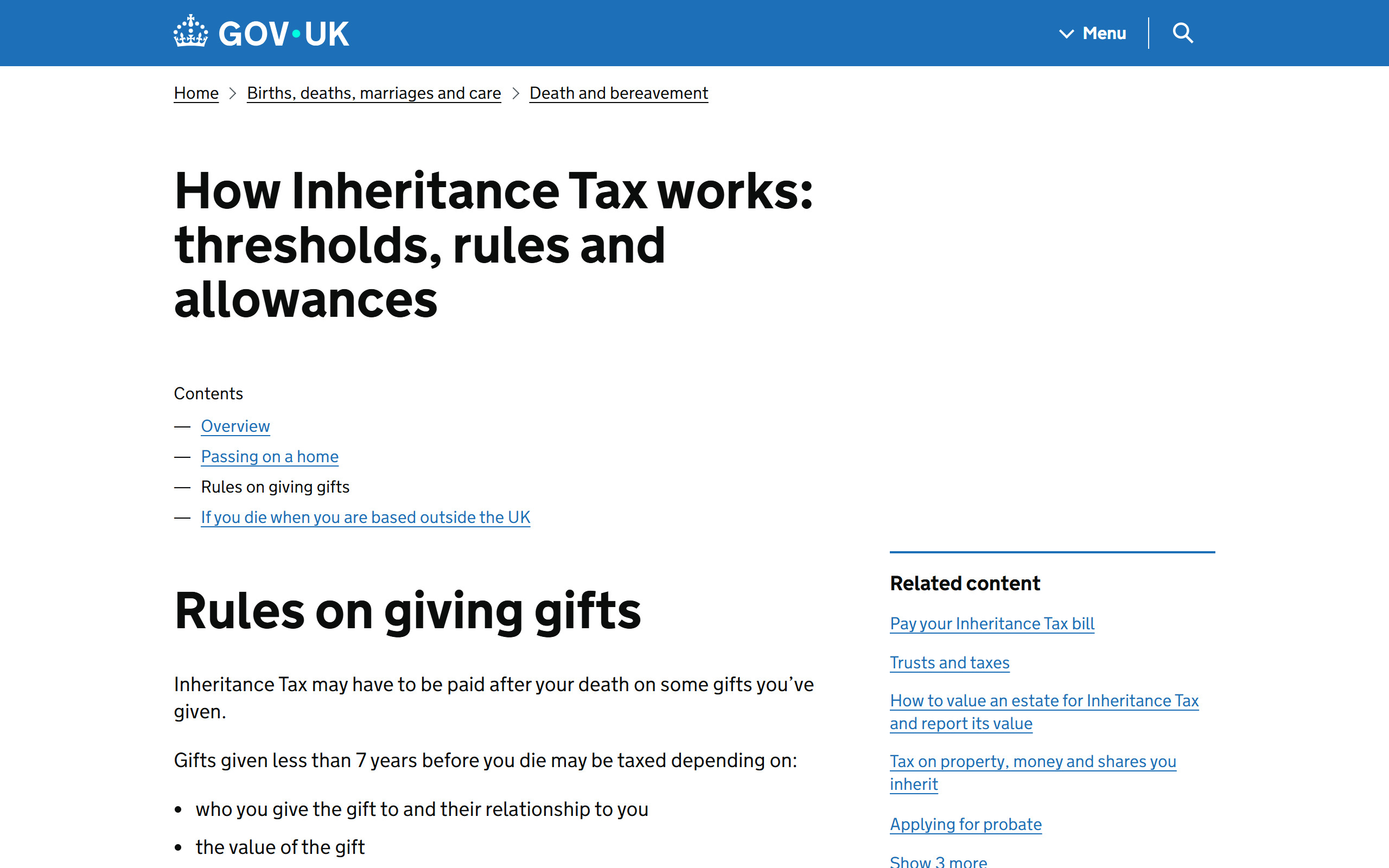 gifts - www.gov.uk