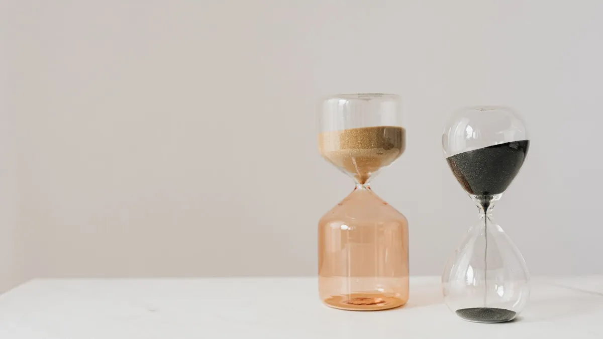 An hourglass