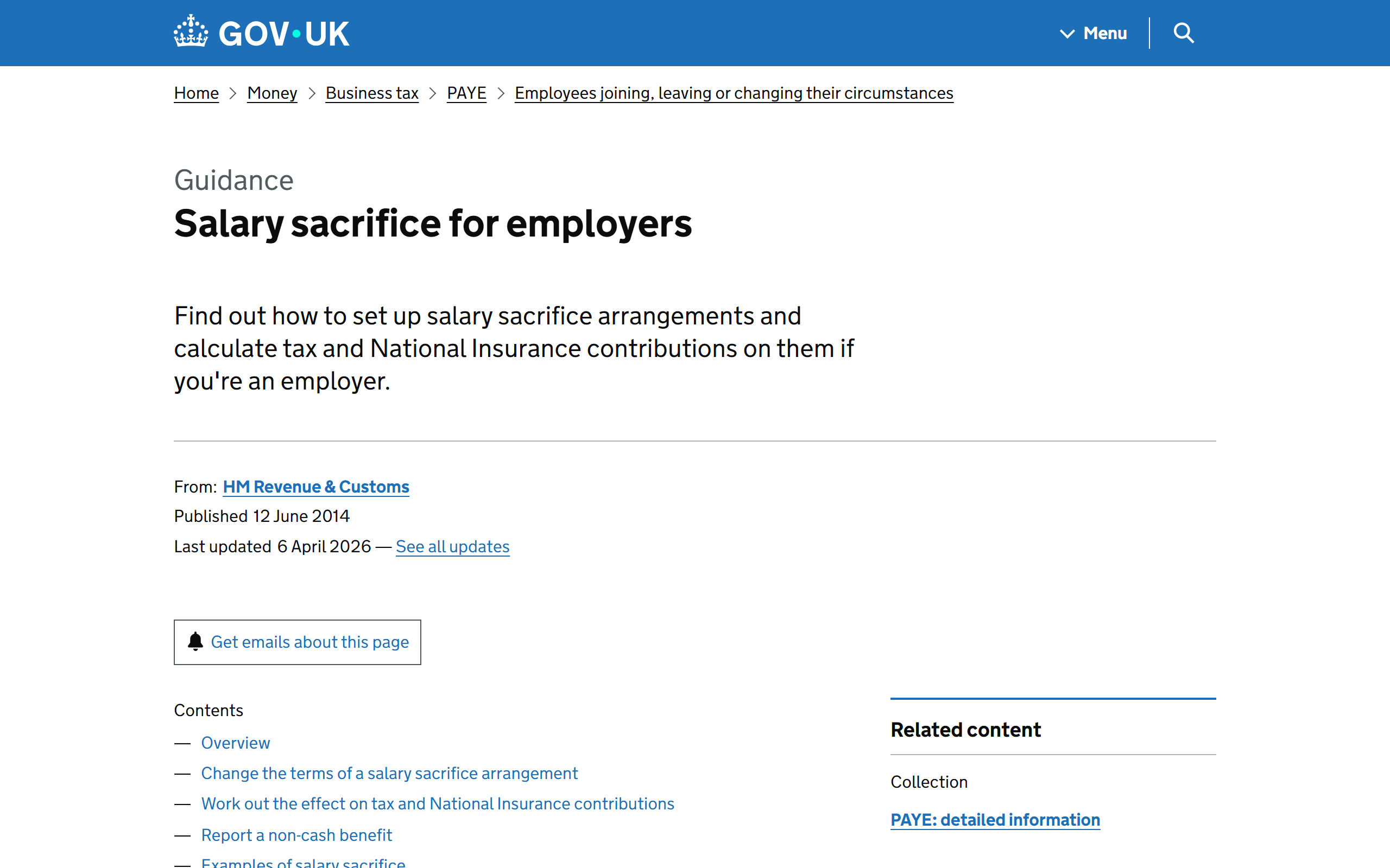 salary sacrifice and the effects on paye - www.gov.uk