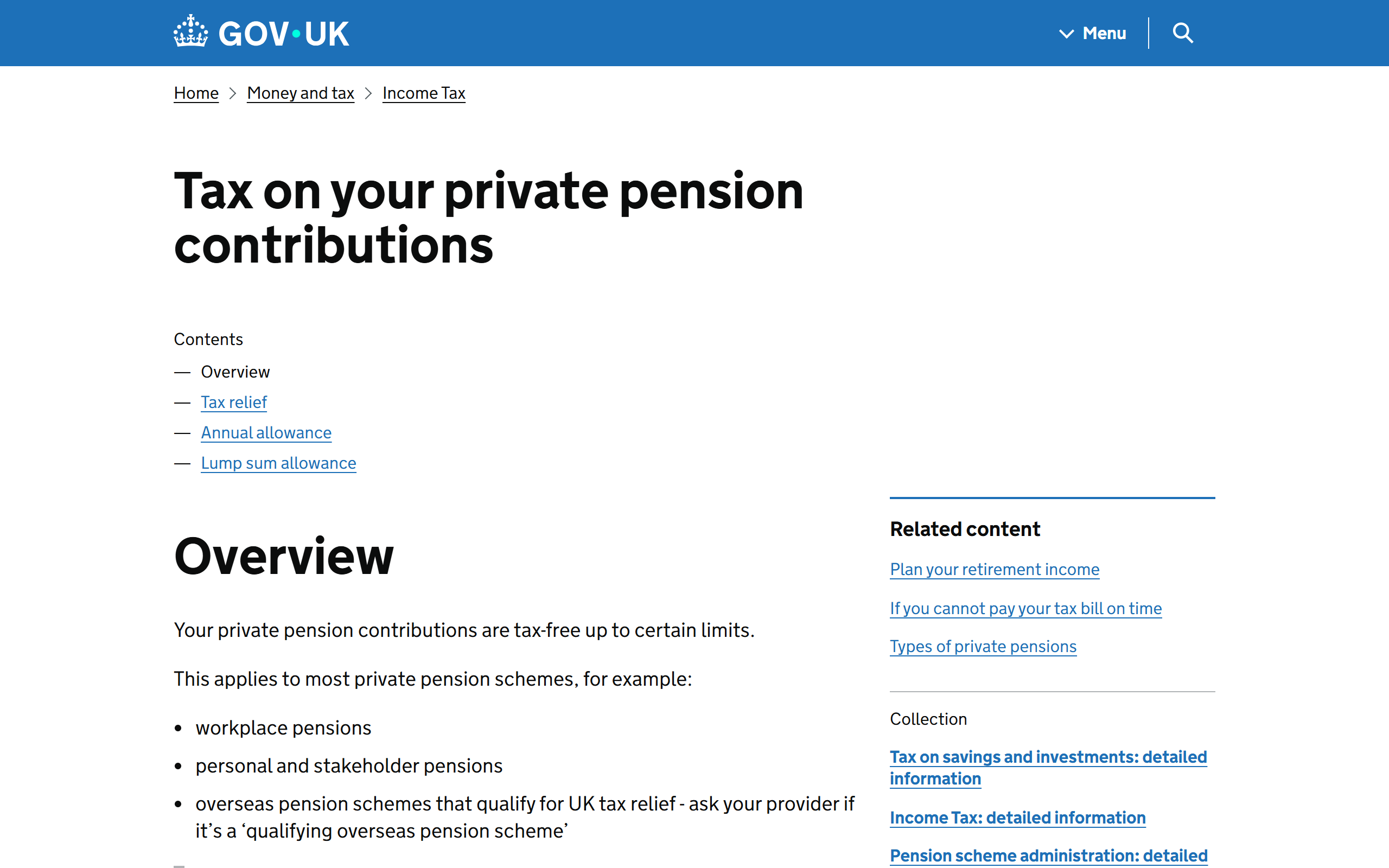 taking tax free lump sum - www.gov.uk