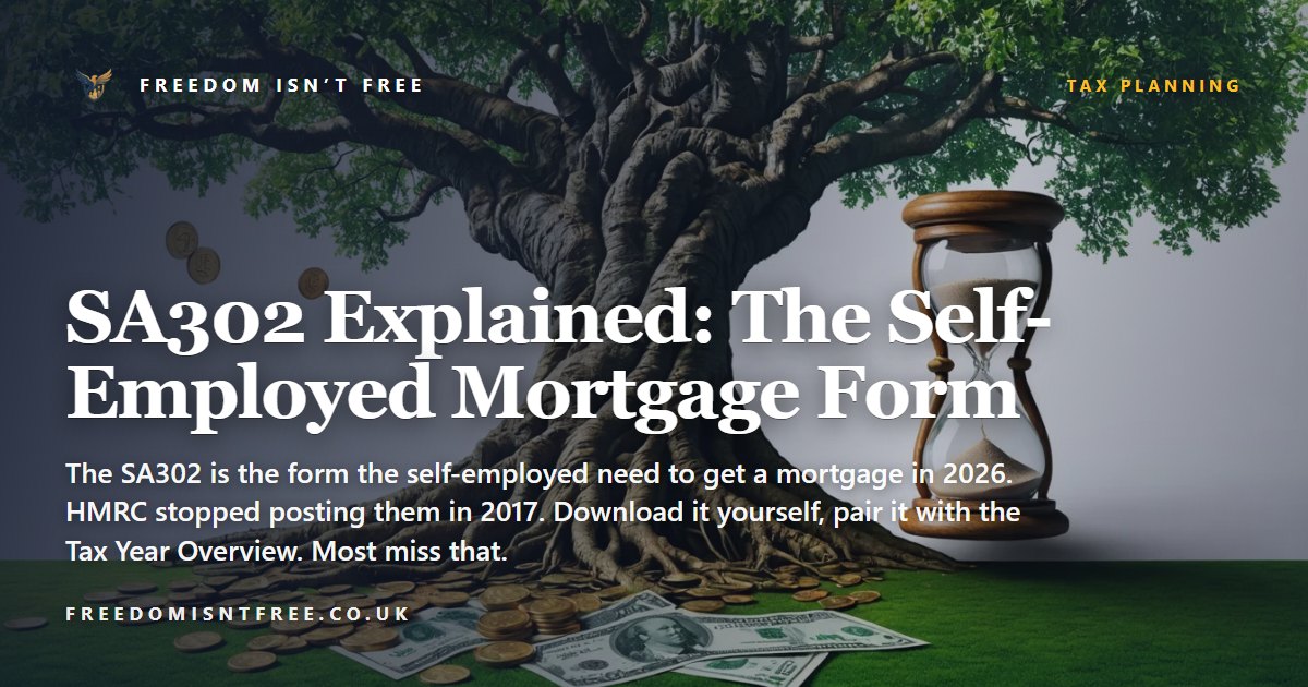 Sa30 Form Example SA302 Explained: The Self-Employed Mortgage Form