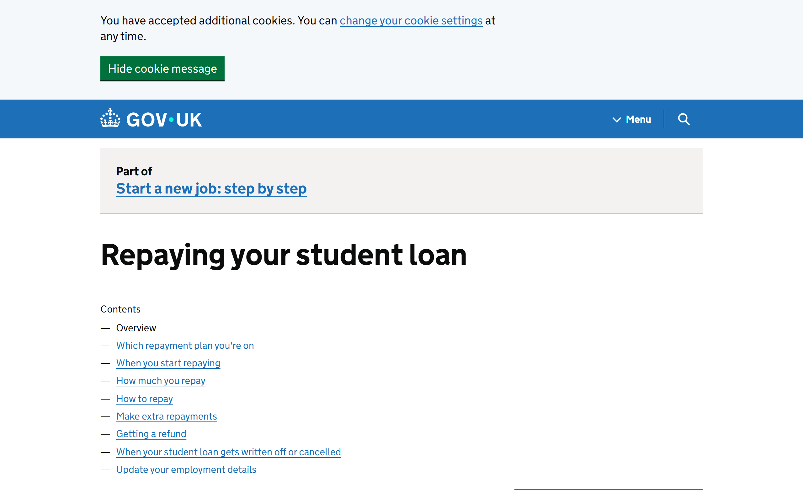 repaying your student loan - www.gov.uk