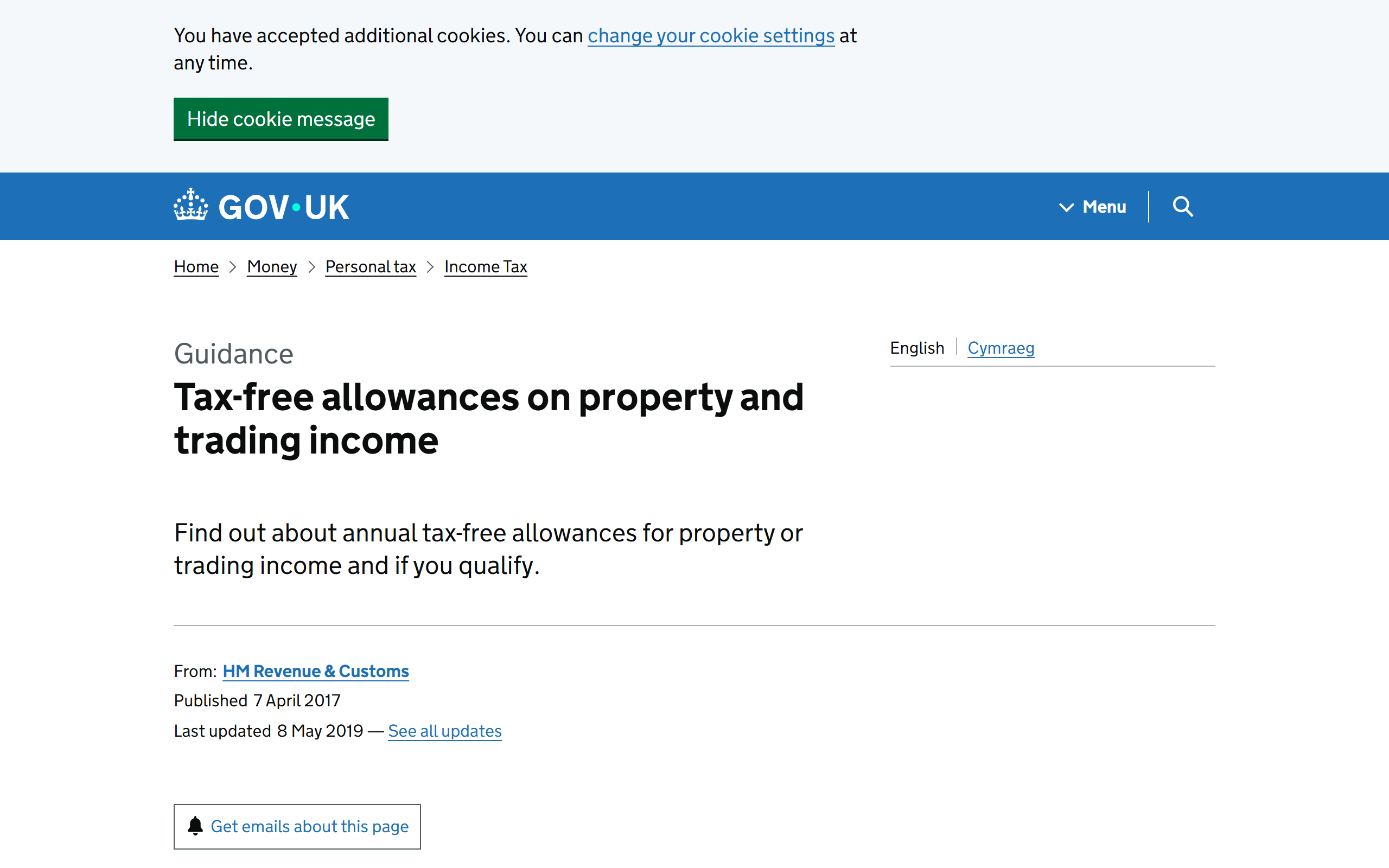 tax free allowances on property and trading income - www.gov.uk