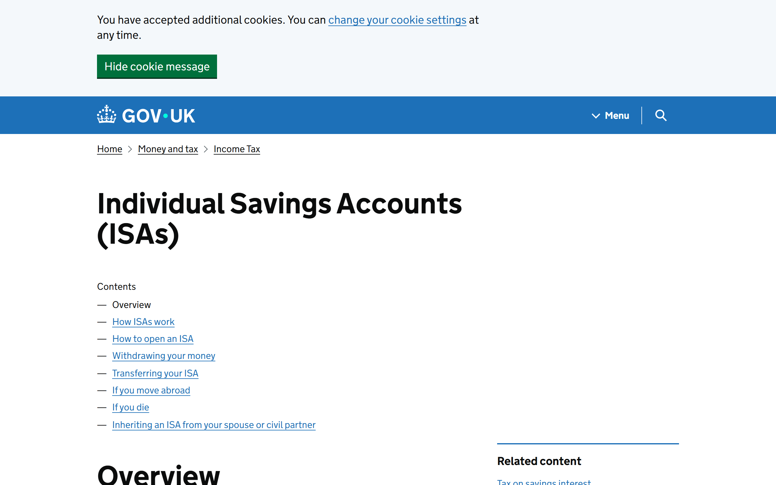individual savings accounts - www.gov.uk