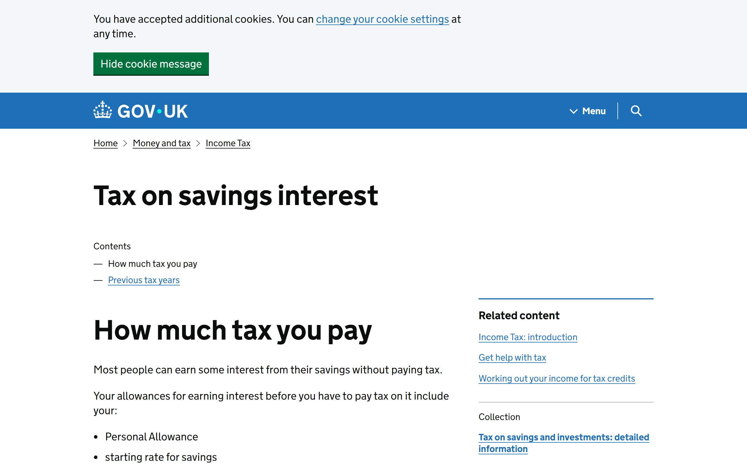 apply tax free interest on savings - www.gov.uk