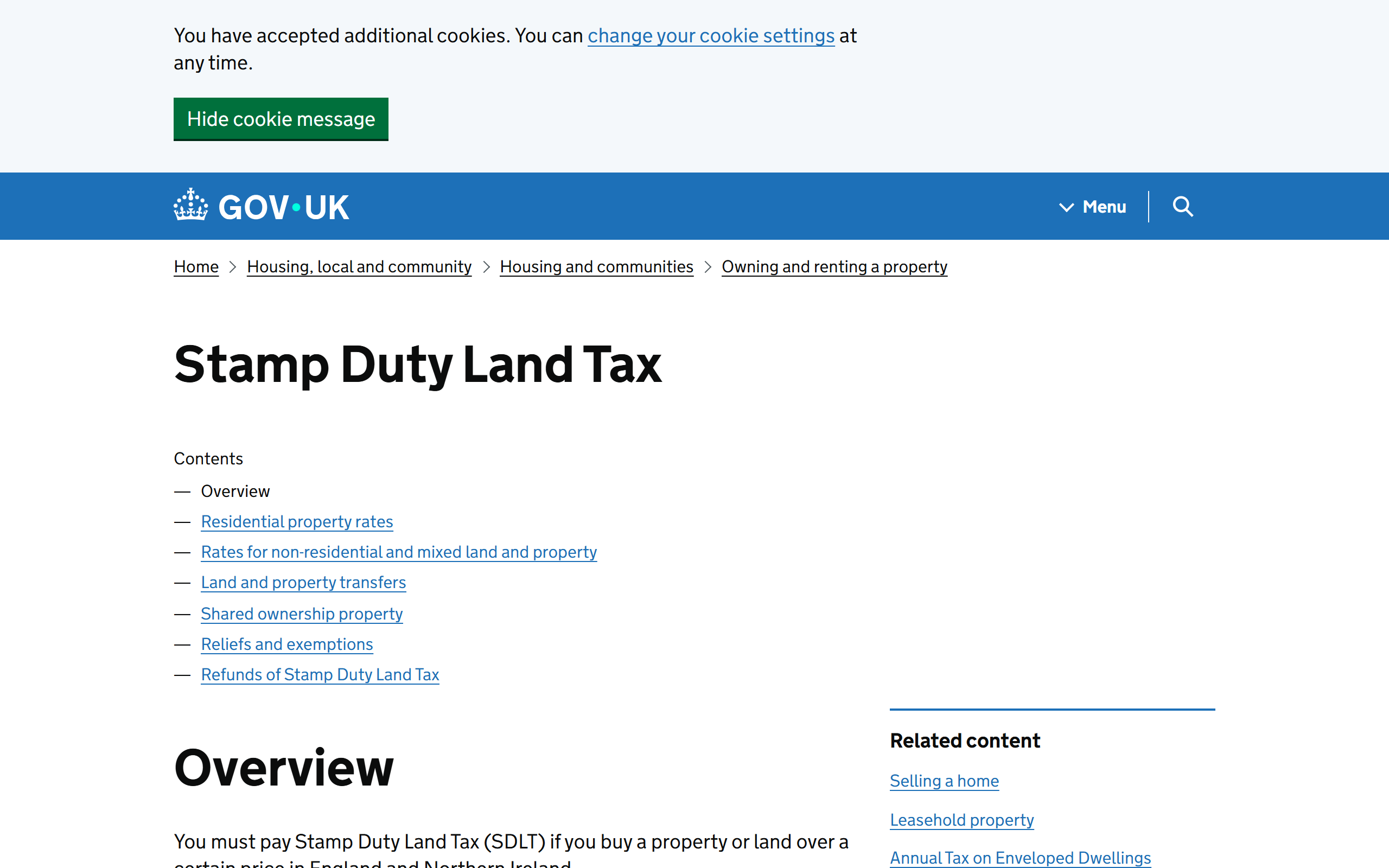 stamp duty land tax - www.gov.uk