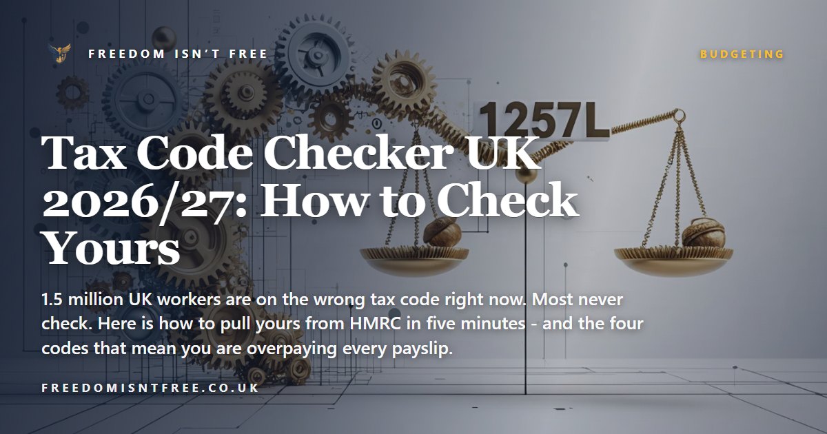 Tax Code Check Countdown Tax Code Checker UK 2026/27: How to Check Yours
