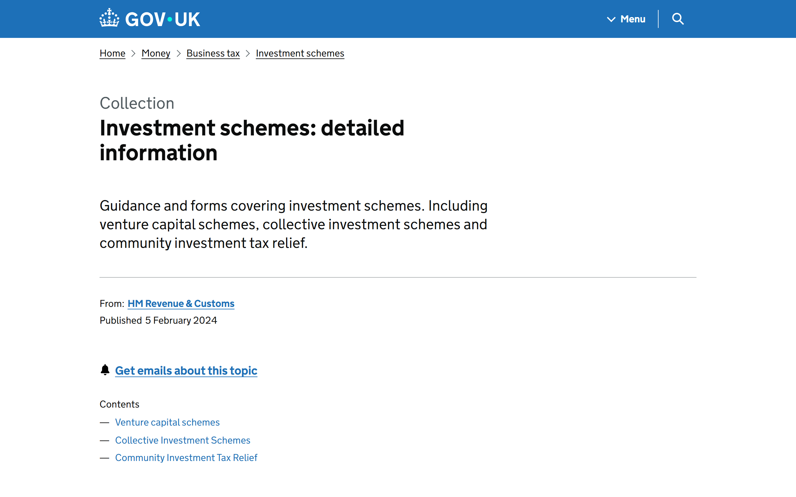 venture capital schemes - www.gov.uk