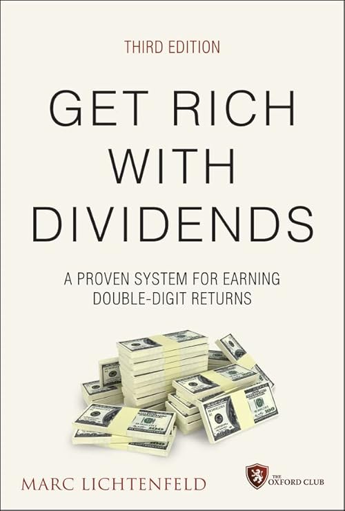 Get Rich with Dividends by Marc Lichtenfeld book cover
