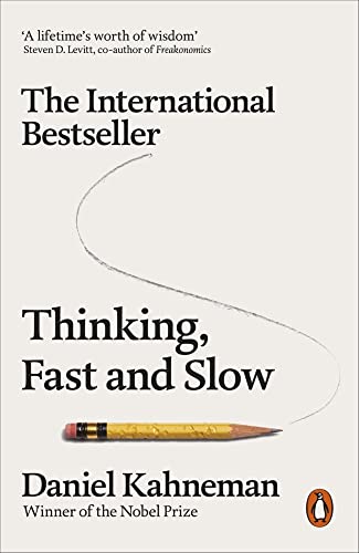Thinking, Fast and Slow by Daniel Kahneman book cover