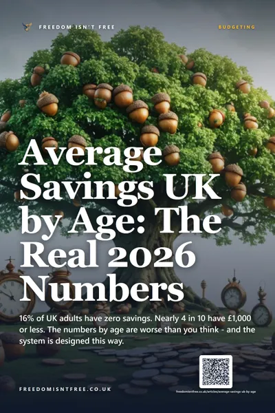 Average Savings UK by Age: The Real 2026 Numbers