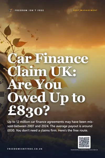 Car Finance Claim UK: Are You Owed Up to £830?