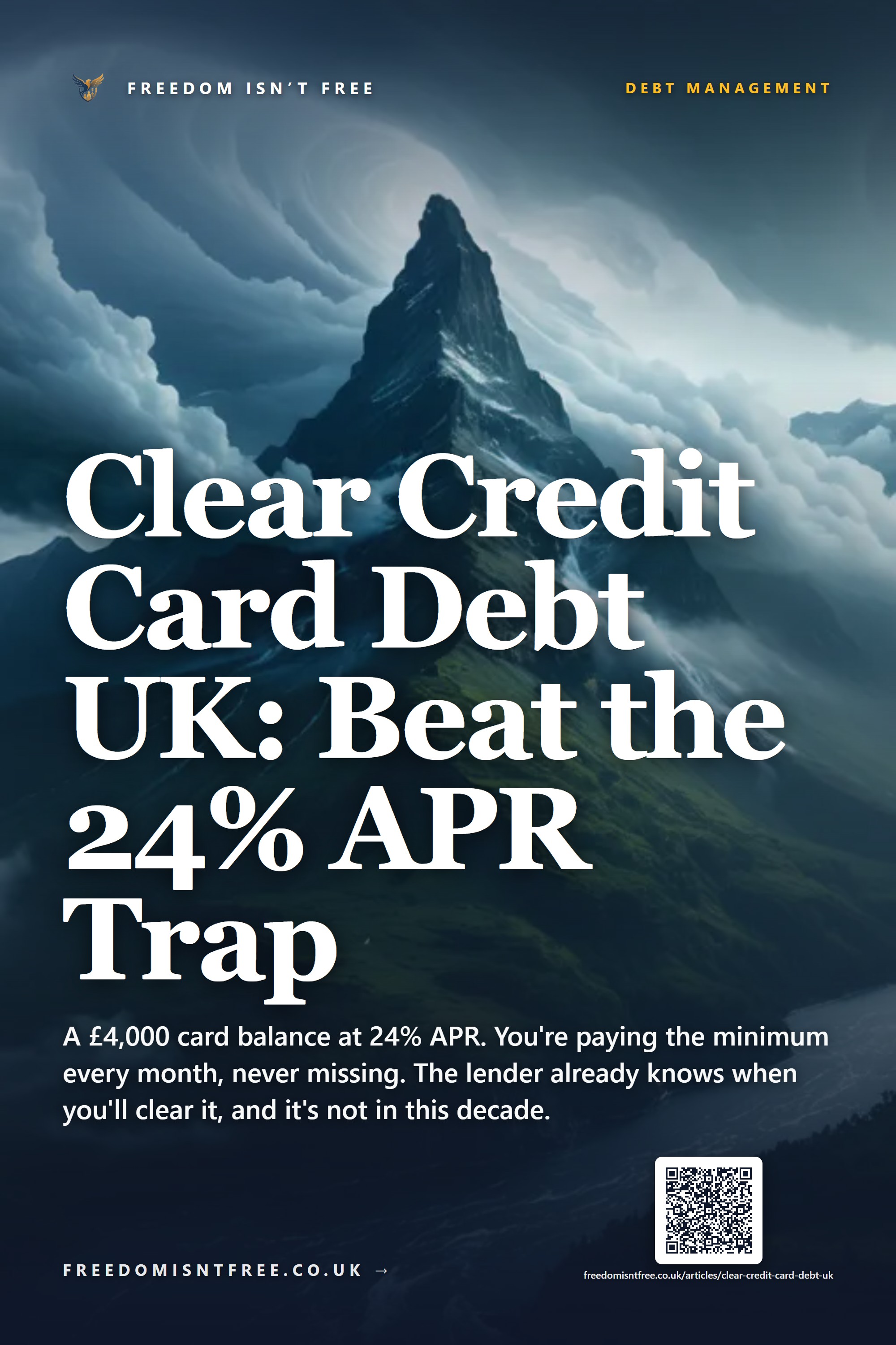 Clear Credit Card Debt UK: Beat the 24% APR Trap