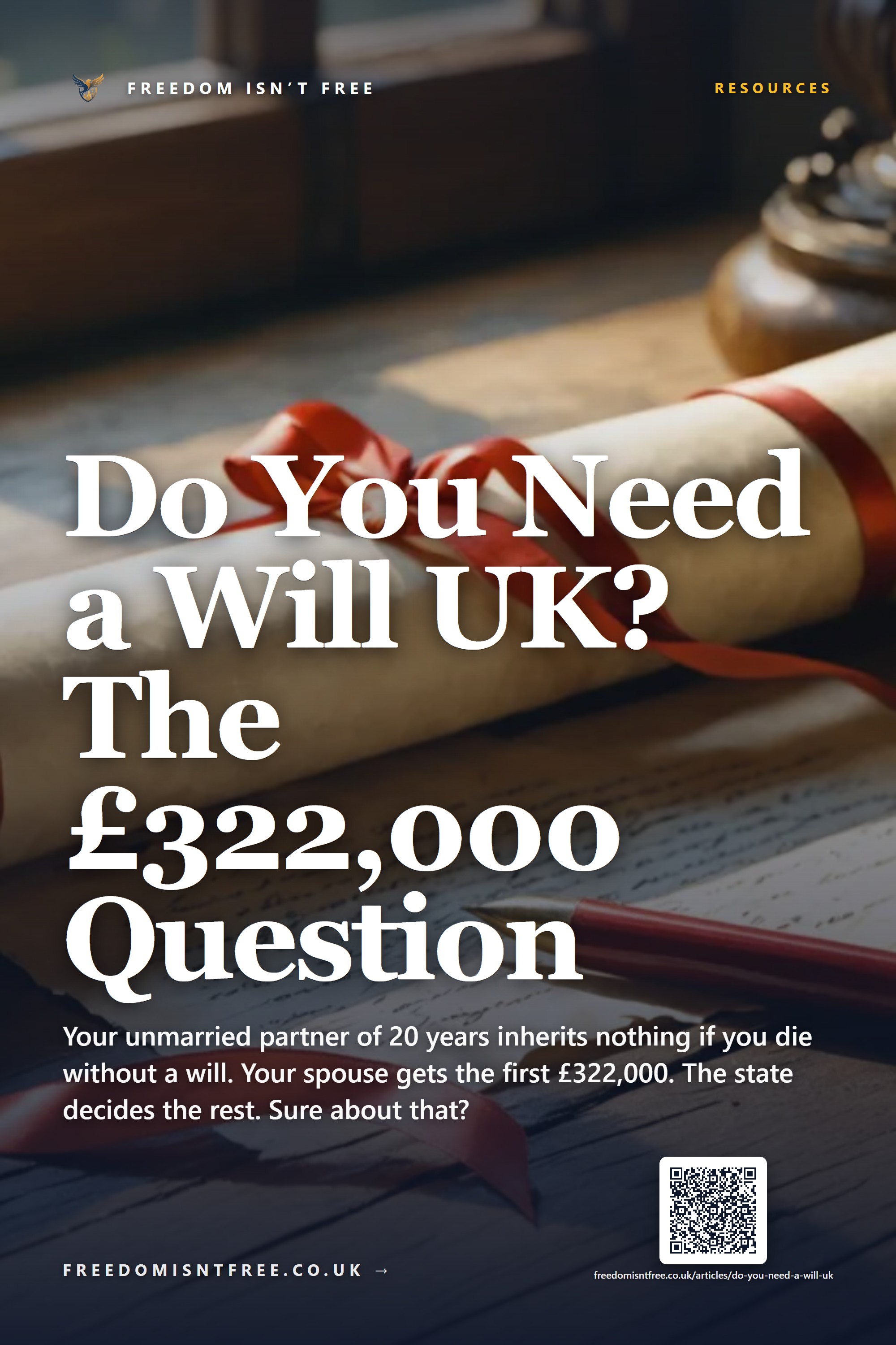 Do You Need a Will UK? The £322,000 Question