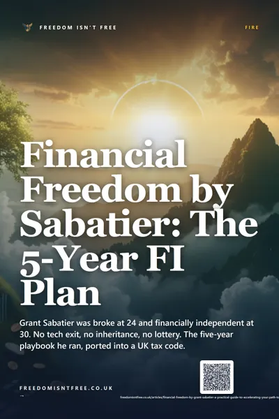 Financial Freedom by Sabatier: The 5-Year FI Plan