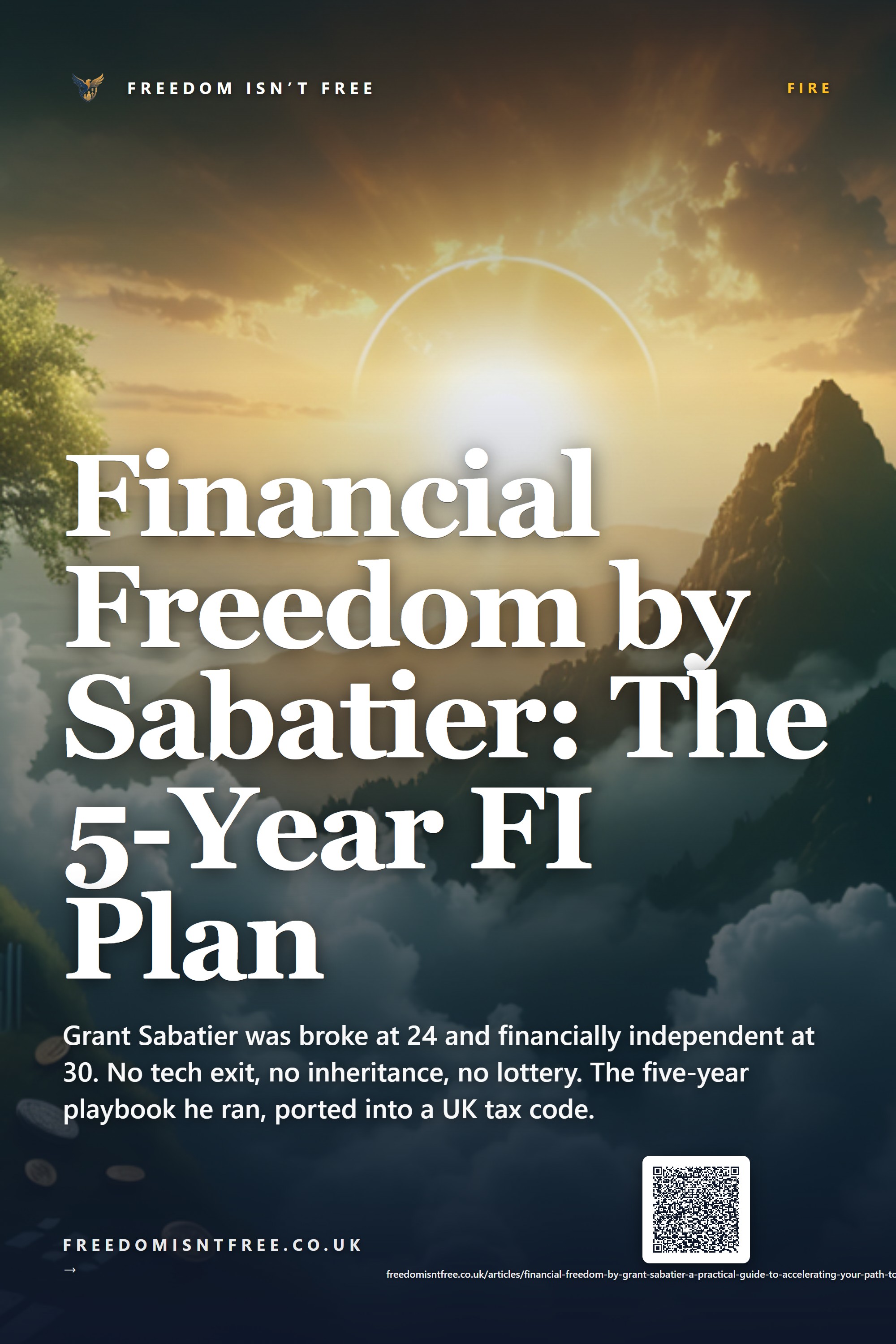 Financial Freedom by Sabatier: The 5-Year FI Plan