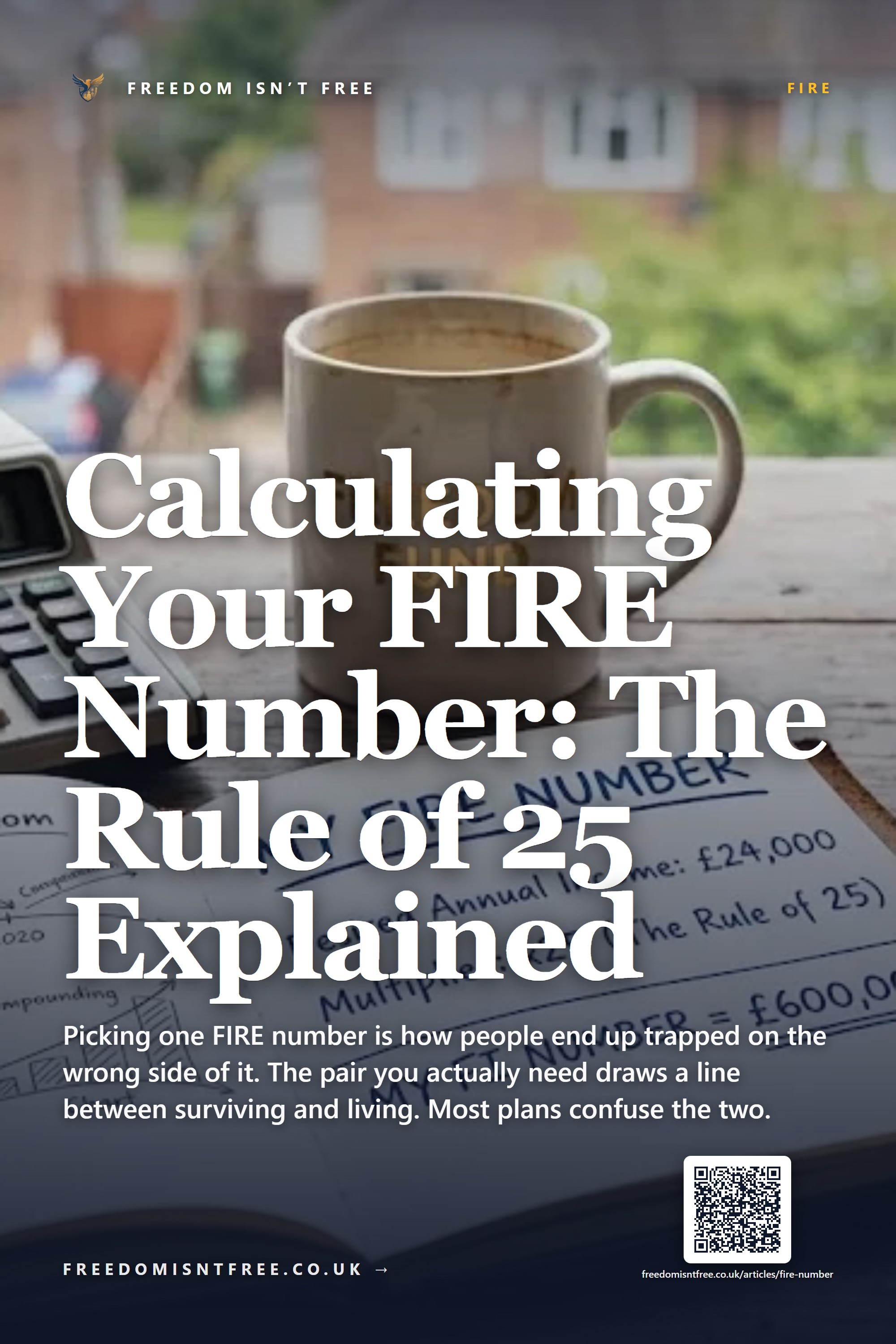 Calculating Your FIRE Number: The Rule of 25 Explained