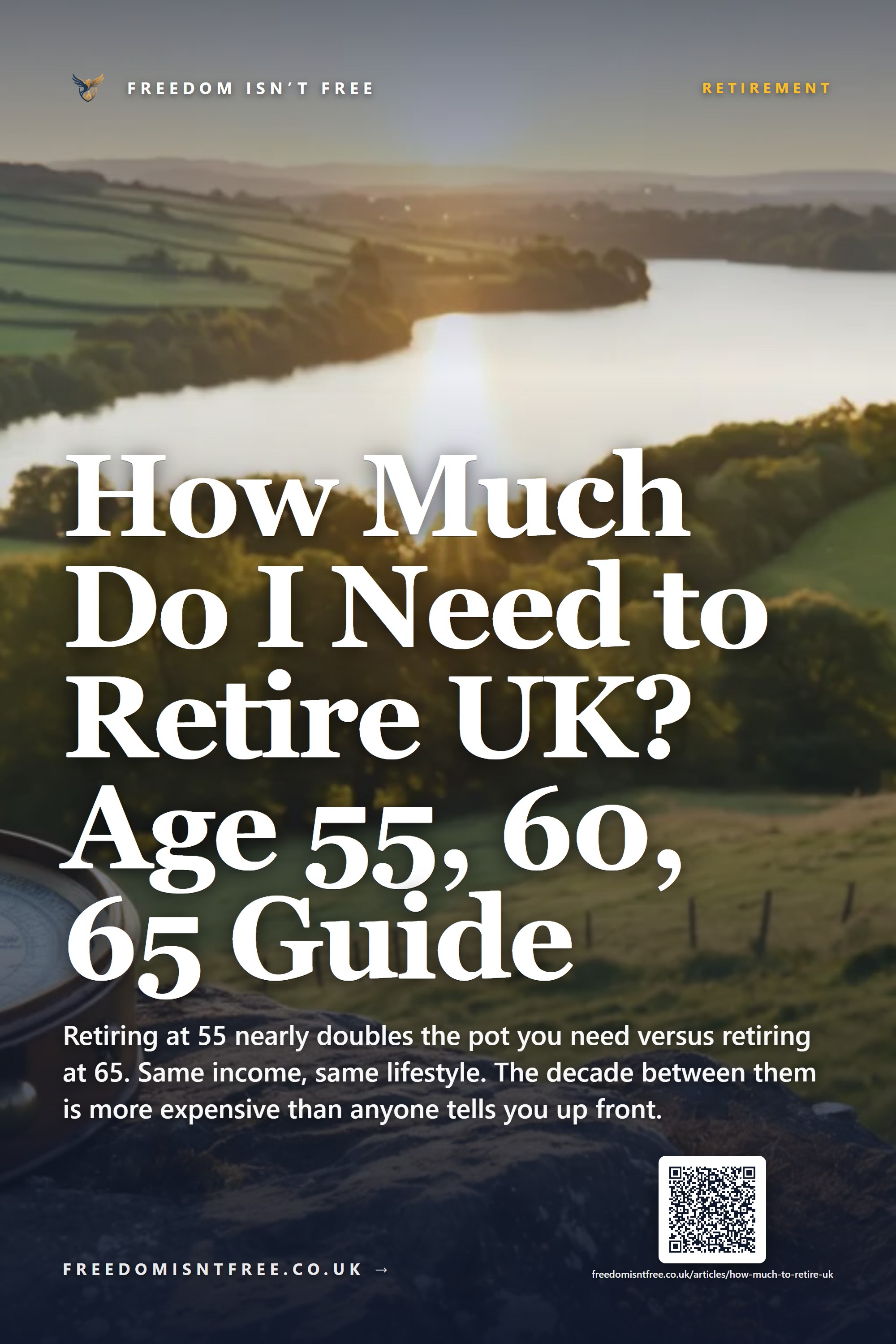 How Much Do I Need to Retire UK? Age 55, 60, 65 Guide