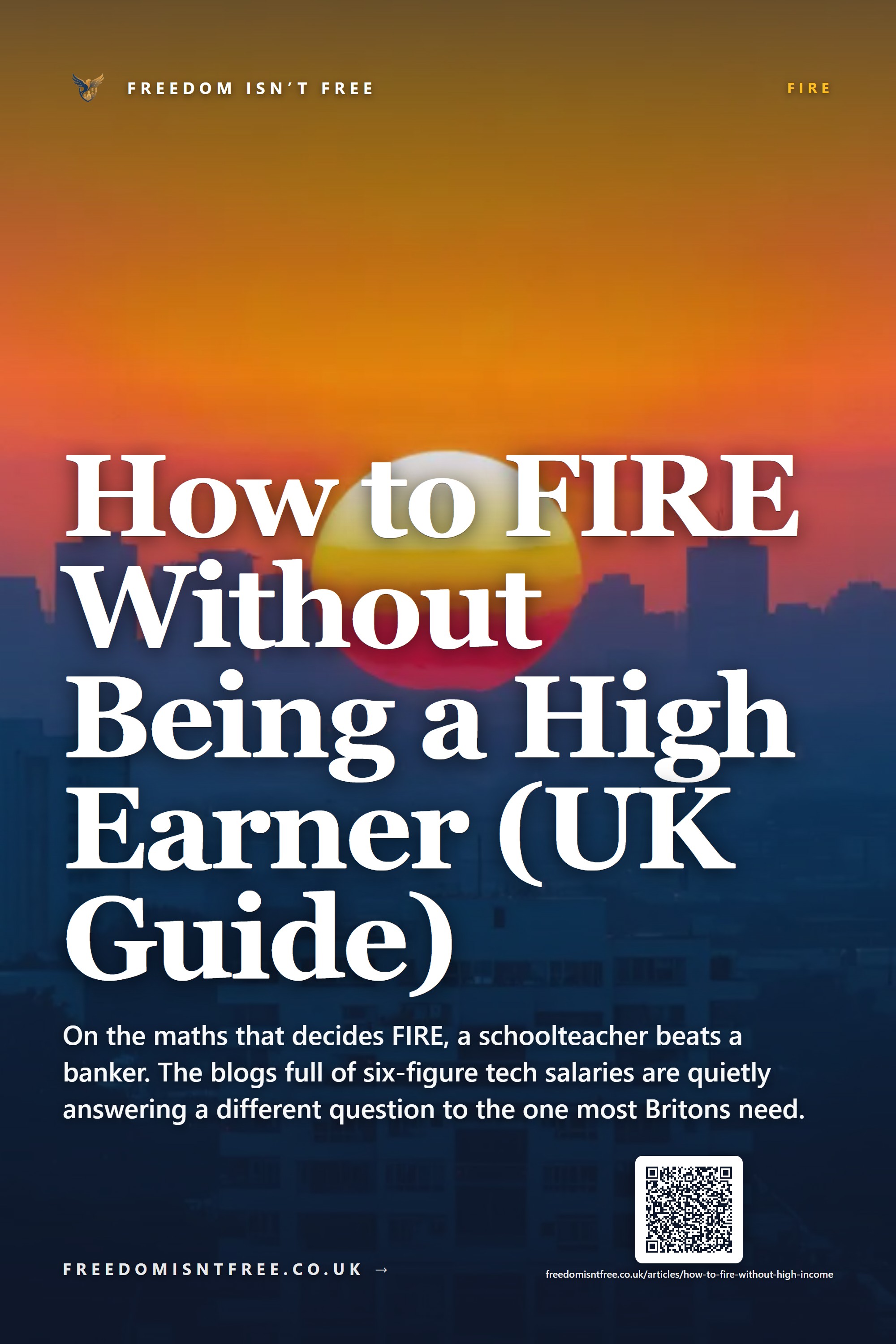 How to FIRE Without Being a High Earner (UK Guide)