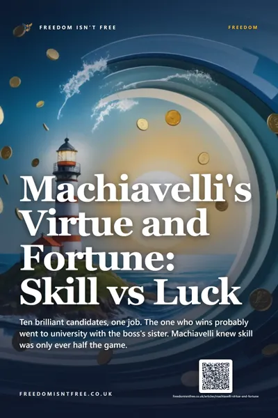 Machiavelli's Virtue and Fortune: Skill vs Luck