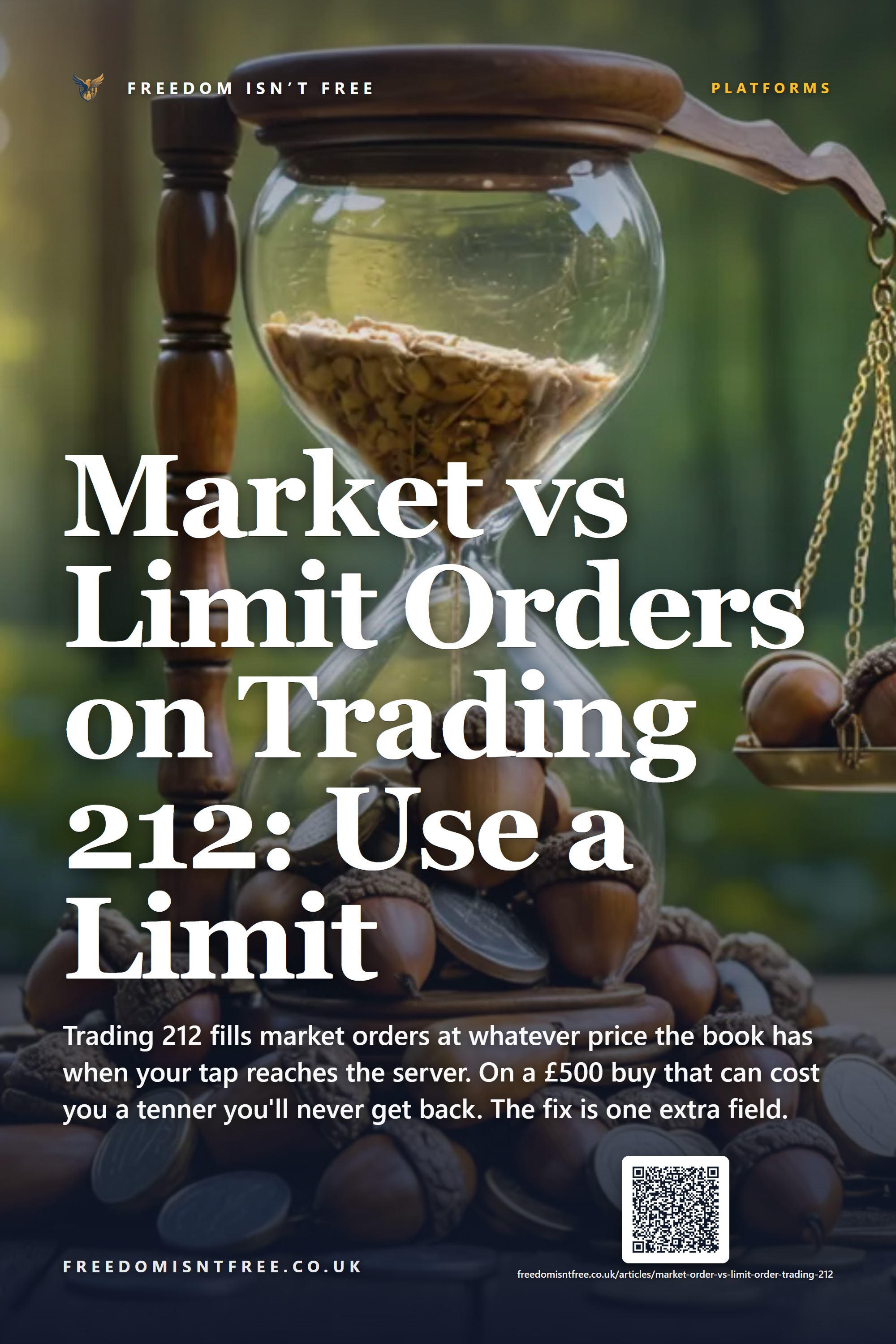 Market vs Limit Orders on Trading 212: Use a Limit
