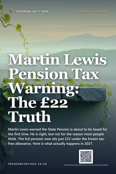 Martin Lewis Pension Tax Warning: The £22 Truth