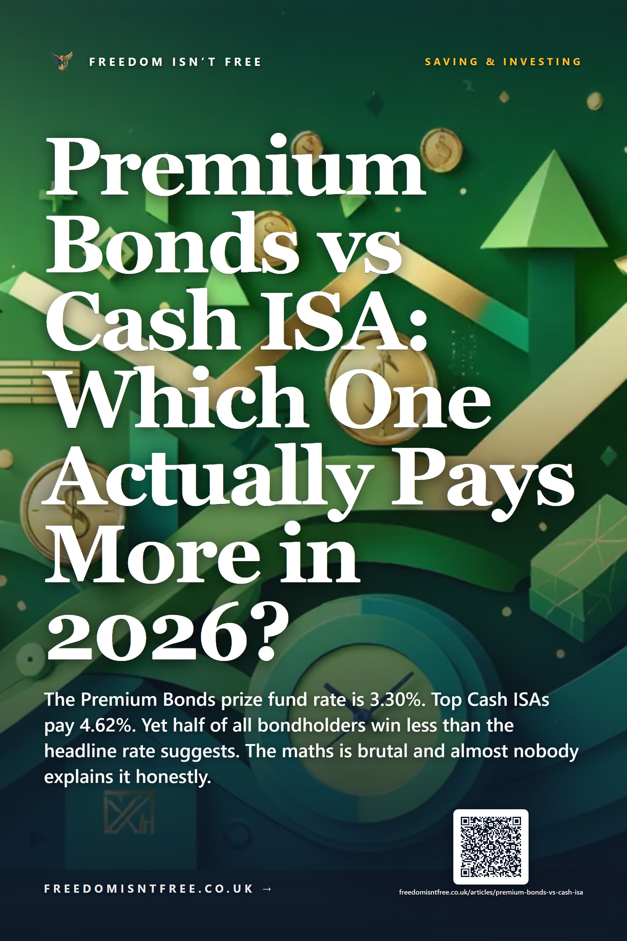 Premium Bonds vs Cash ISA: Which One Actually Pays More in 2026?