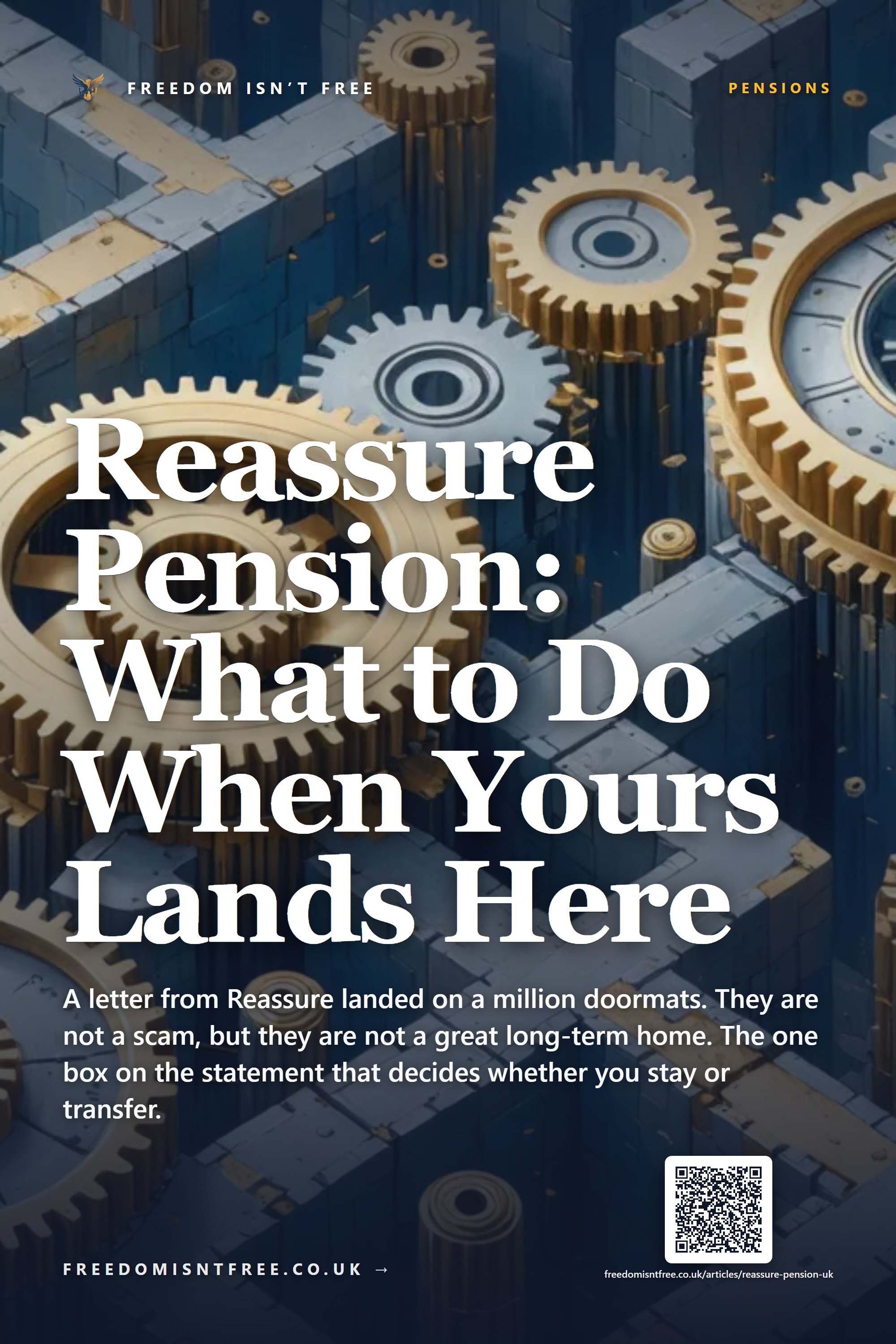 Reassure Pension: What to Do When Yours Lands Here