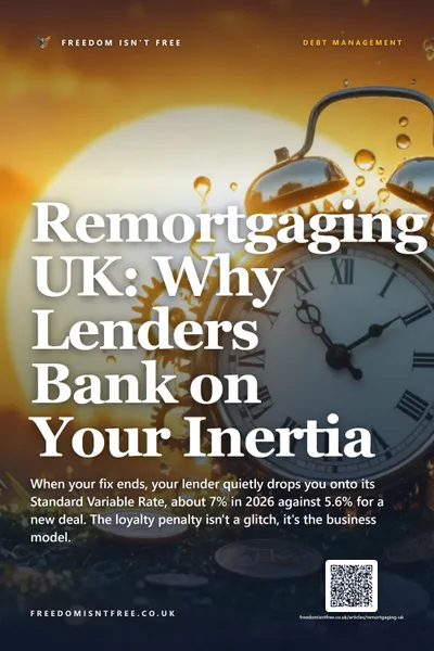 Remortgaging UK: Why Lenders Bank on Your Inertia