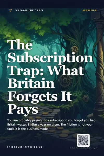 The Subscription Trap: What Britain Forgets It Pays