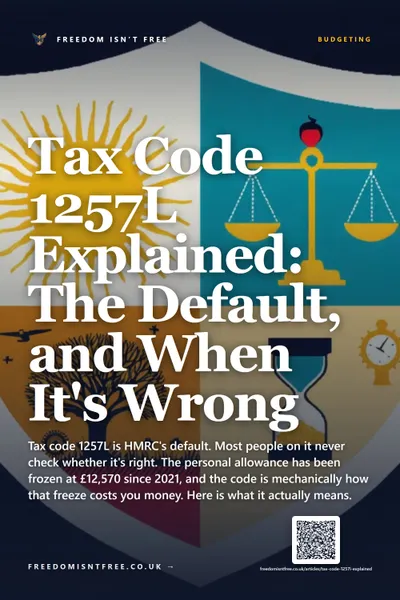 Tax Code 1257L Explained: The Default, and When It's Wrong