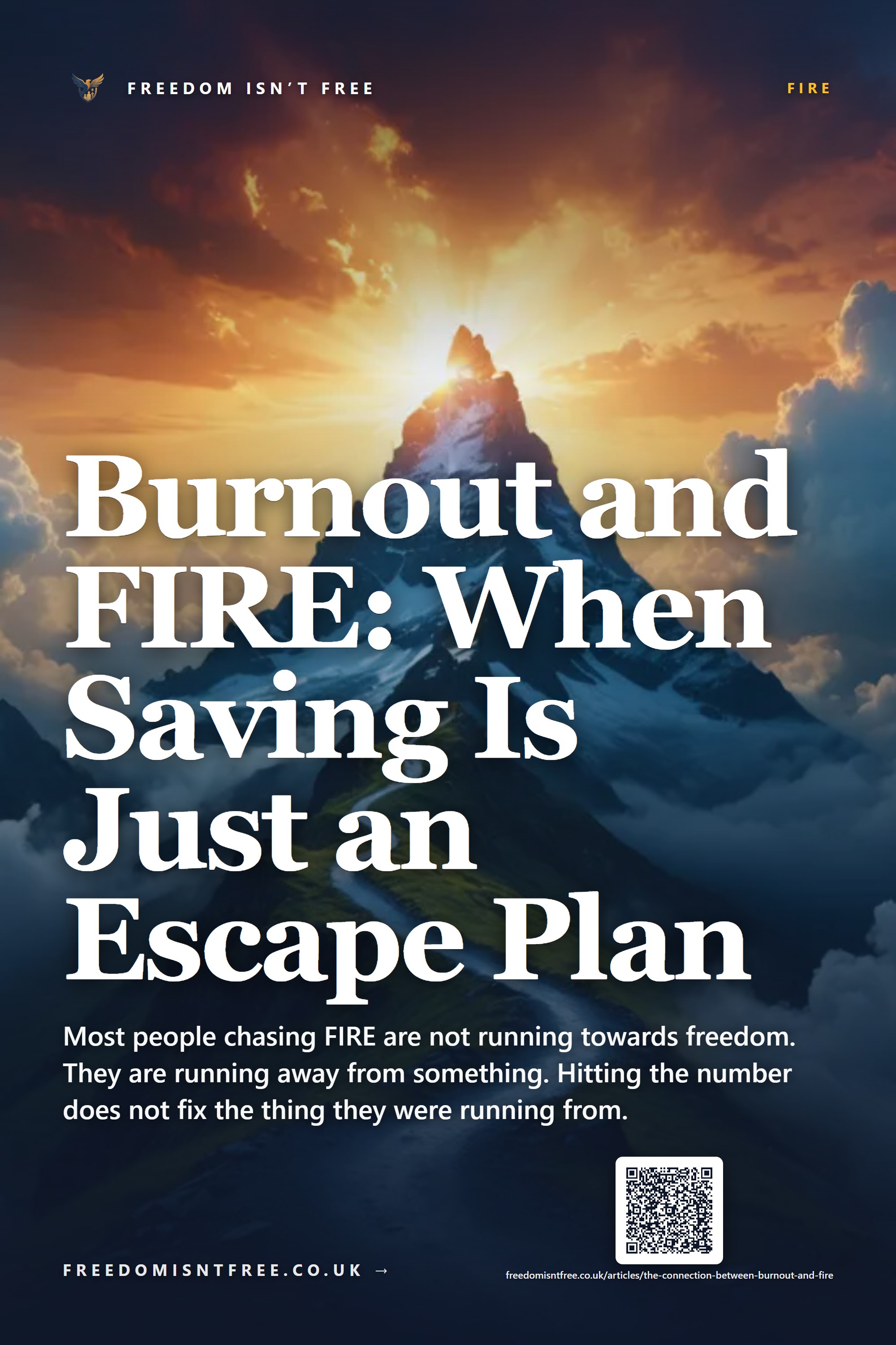 Burnout and FIRE: When Saving Is Just an Escape Plan