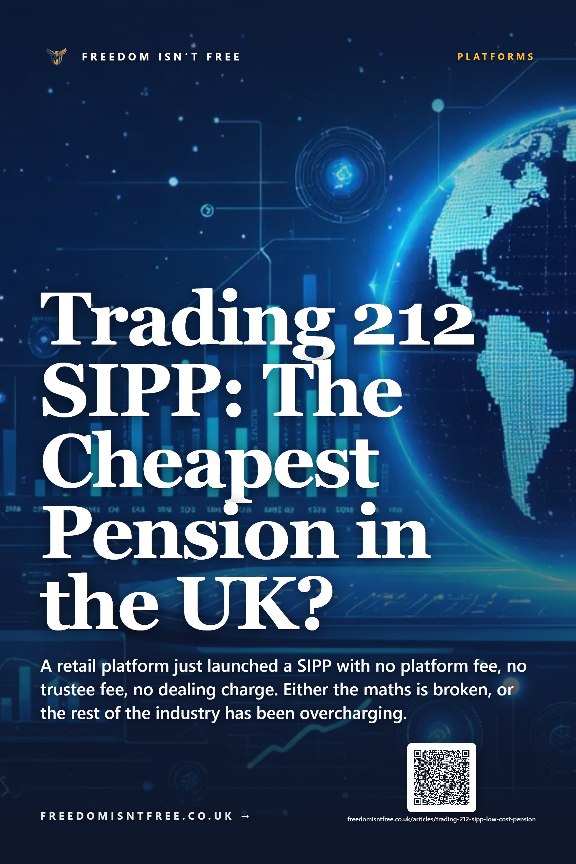 Trading 212 SIPP: The Cheapest Pension in the UK?