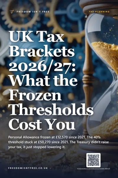 UK Tax Brackets 2026/27: What the Frozen Thresholds Cost You