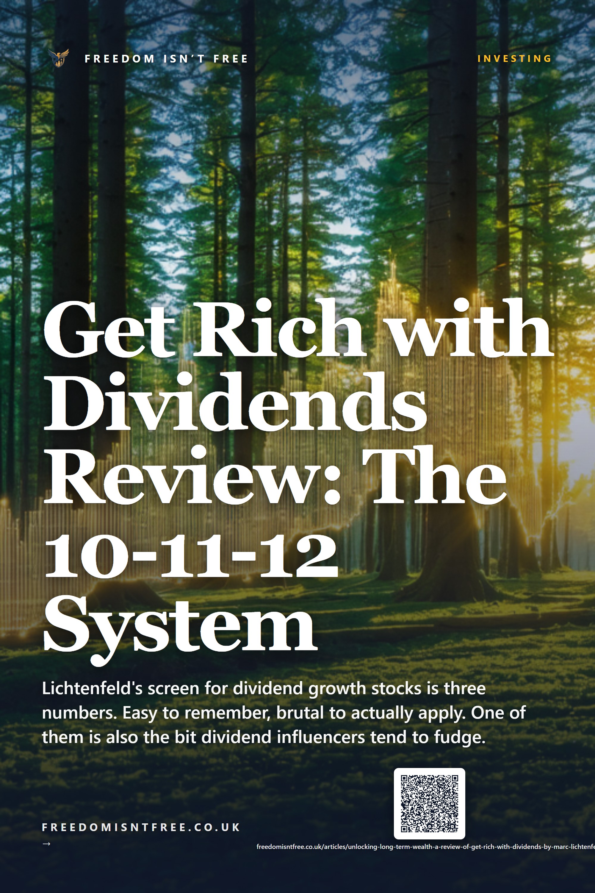 Get Rich with Dividends Review: The 10-11-12 System