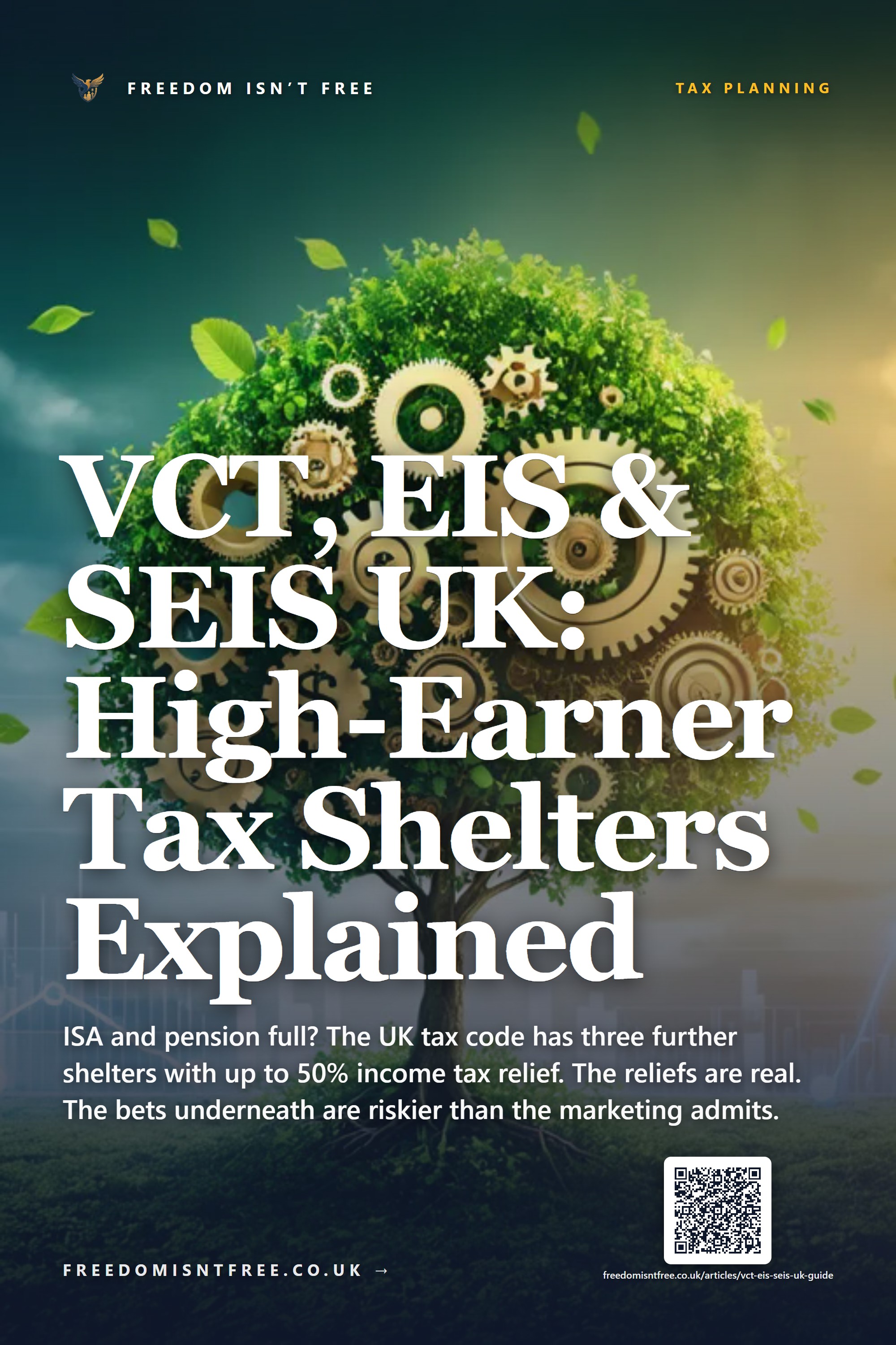 VCT, EIS & SEIS UK: High-Earner Tax Shelters Explained